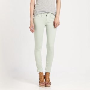 Rag & Bone Mint Green Skinny Jeans